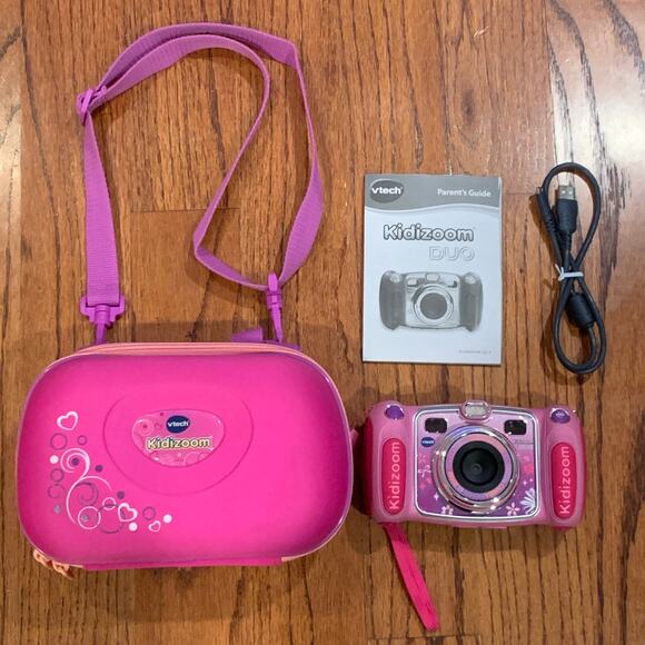 KidiZoom Duo Digital Camera + Carrying Case | Pink - Picture 1 of 5